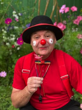 Clown in the Garden Clown in the Garden